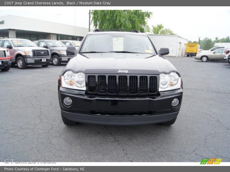Black / Medium Slate Gray 2007 Jeep Grand Cherokee Laredo