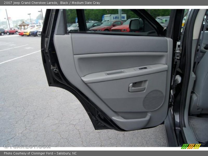 Black / Medium Slate Gray 2007 Jeep Grand Cherokee Laredo