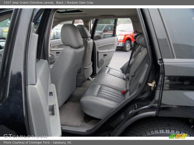 Black / Medium Slate Gray 2007 Jeep Grand Cherokee Laredo