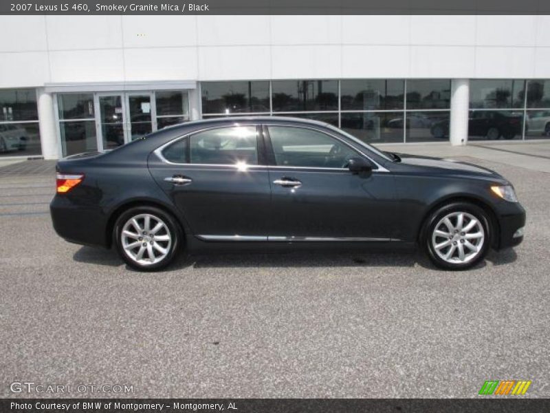 Smokey Granite Mica / Black 2007 Lexus LS 460