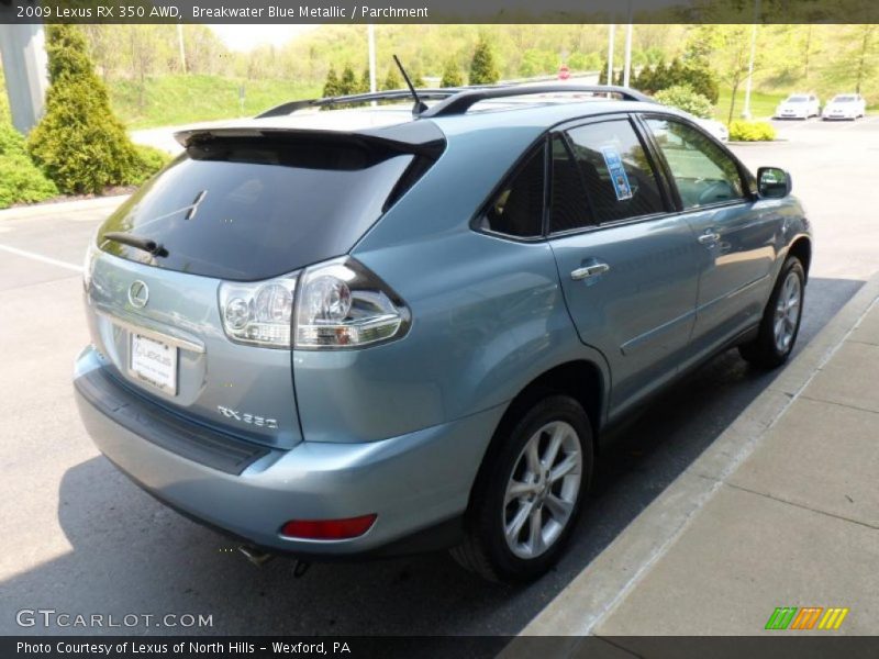 Breakwater Blue Metallic / Parchment 2009 Lexus RX 350 AWD