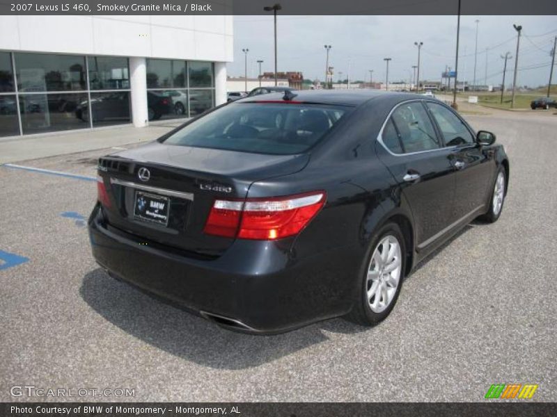 Smokey Granite Mica / Black 2007 Lexus LS 460