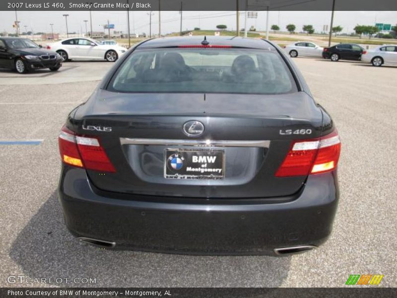 Smokey Granite Mica / Black 2007 Lexus LS 460