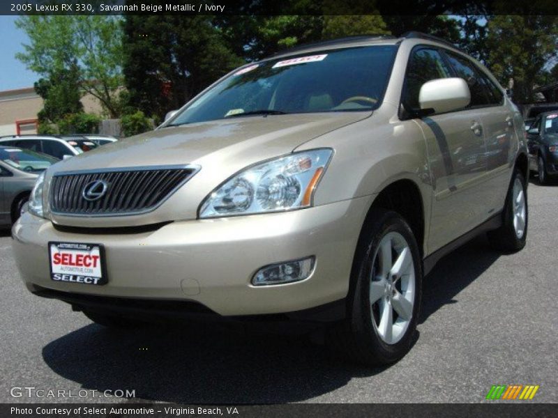 Savannah Beige Metallic / Ivory 2005 Lexus RX 330