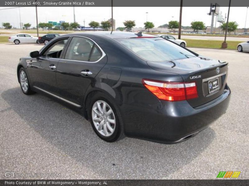Smokey Granite Mica / Black 2007 Lexus LS 460