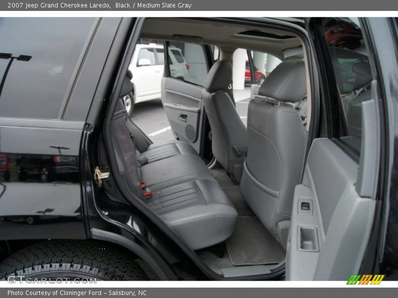 Black / Medium Slate Gray 2007 Jeep Grand Cherokee Laredo
