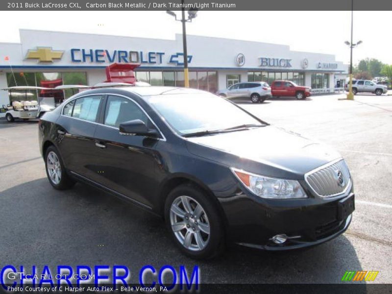 Carbon Black Metallic / Dark Titanium/Light Titanium 2011 Buick LaCrosse CXL