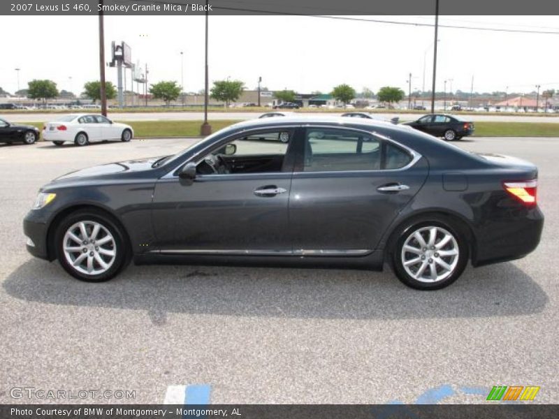 Smokey Granite Mica / Black 2007 Lexus LS 460