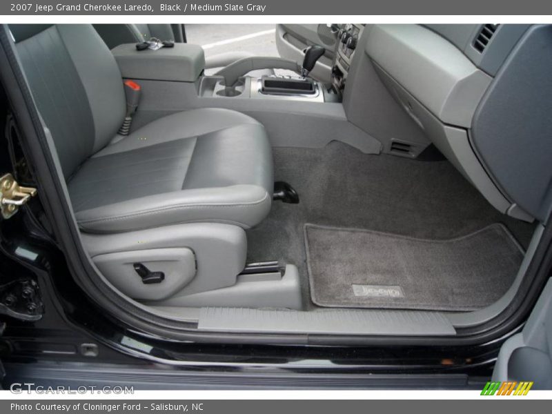 Black / Medium Slate Gray 2007 Jeep Grand Cherokee Laredo