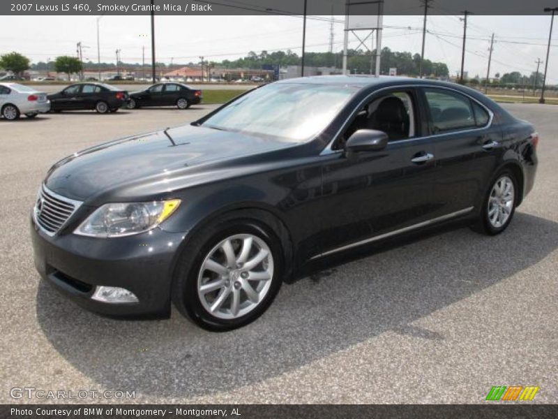 Smokey Granite Mica / Black 2007 Lexus LS 460