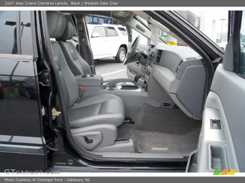 Black / Medium Slate Gray 2007 Jeep Grand Cherokee Laredo
