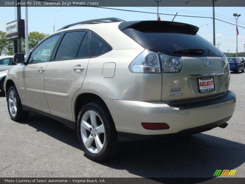 Savannah Beige Metallic / Ivory 2005 Lexus RX 330