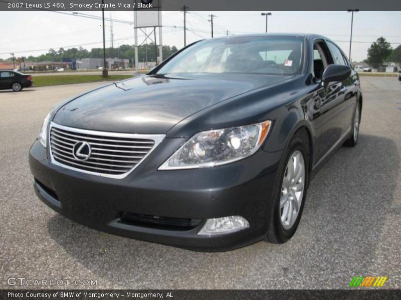 Smokey Granite Mica / Black 2007 Lexus LS 460