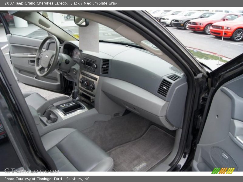 Black / Medium Slate Gray 2007 Jeep Grand Cherokee Laredo
