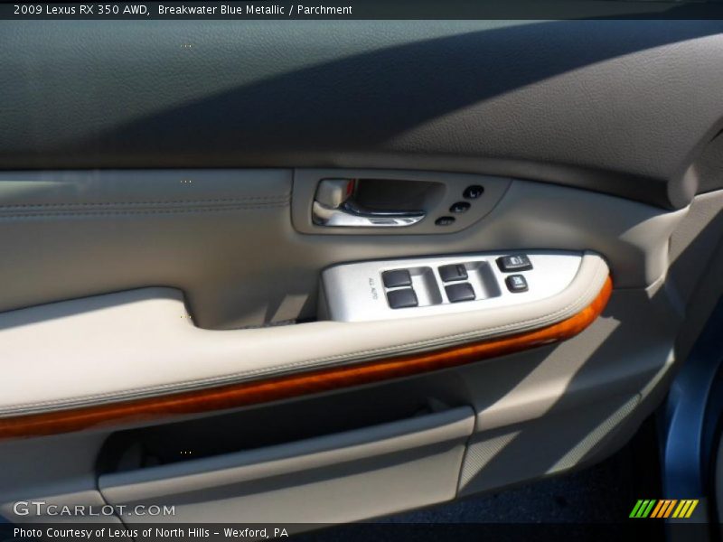 Breakwater Blue Metallic / Parchment 2009 Lexus RX 350 AWD
