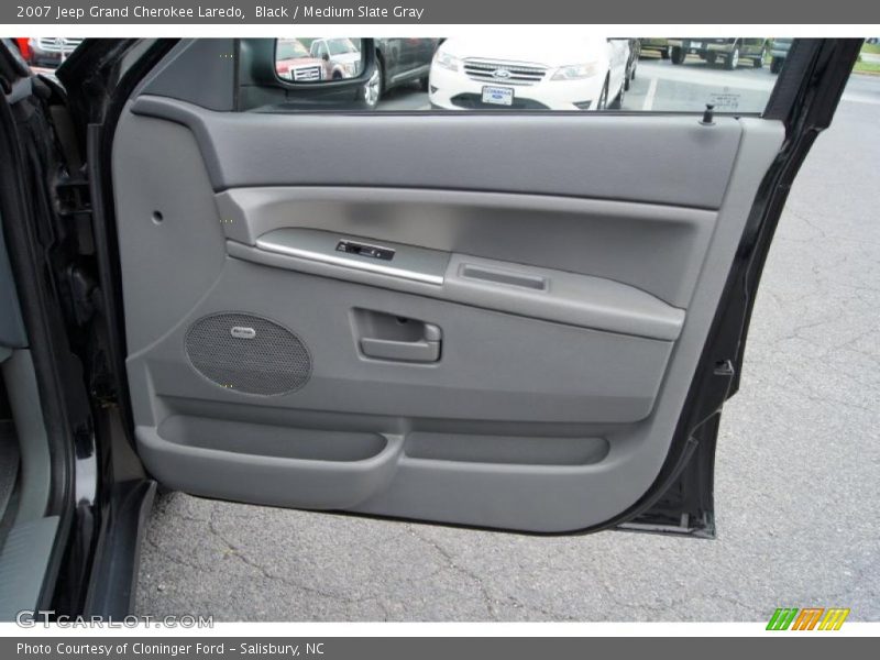 Black / Medium Slate Gray 2007 Jeep Grand Cherokee Laredo