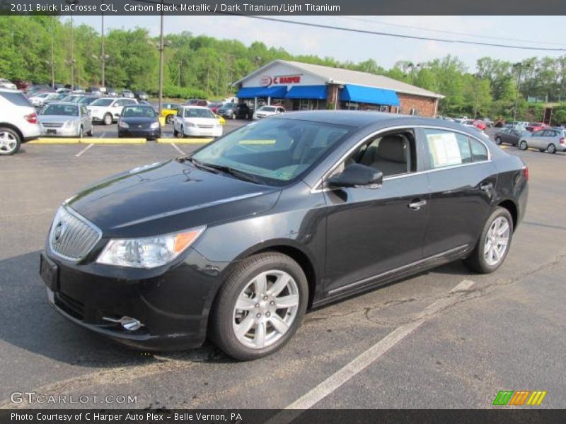 Carbon Black Metallic / Dark Titanium/Light Titanium 2011 Buick LaCrosse CXL