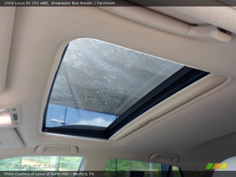 Breakwater Blue Metallic / Parchment 2009 Lexus RX 350 AWD
