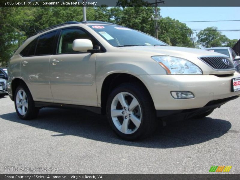Savannah Beige Metallic / Ivory 2005 Lexus RX 330