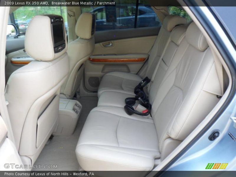 Breakwater Blue Metallic / Parchment 2009 Lexus RX 350 AWD