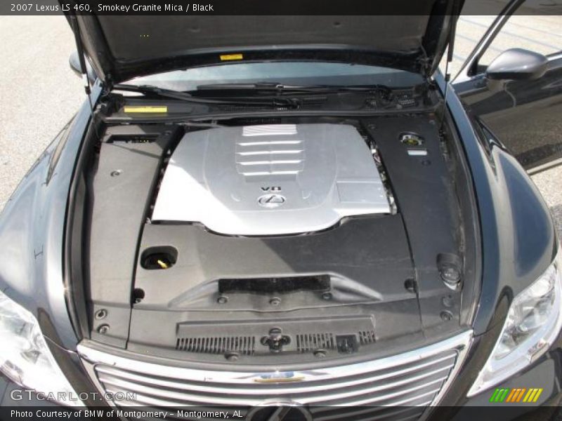 Smokey Granite Mica / Black 2007 Lexus LS 460