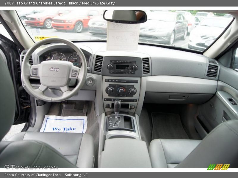 Black / Medium Slate Gray 2007 Jeep Grand Cherokee Laredo