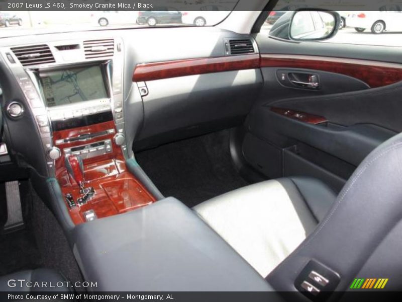 Smokey Granite Mica / Black 2007 Lexus LS 460