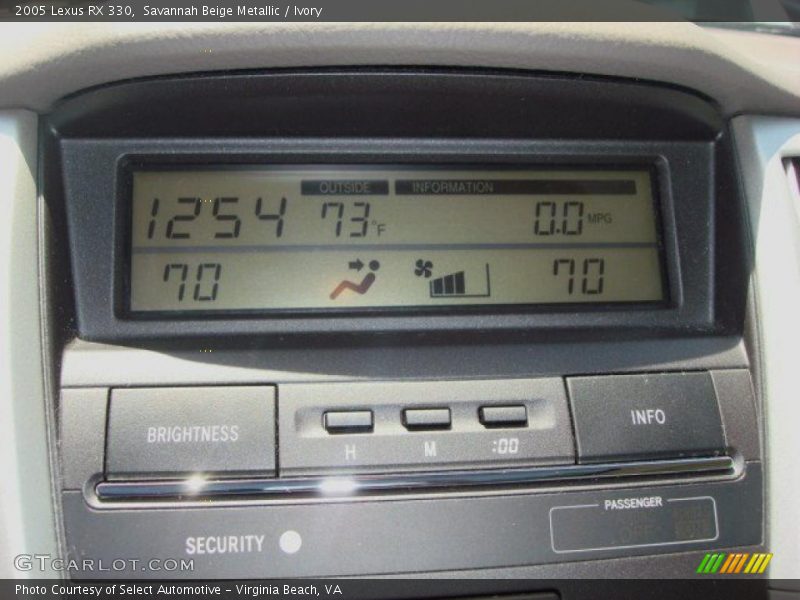 Savannah Beige Metallic / Ivory 2005 Lexus RX 330