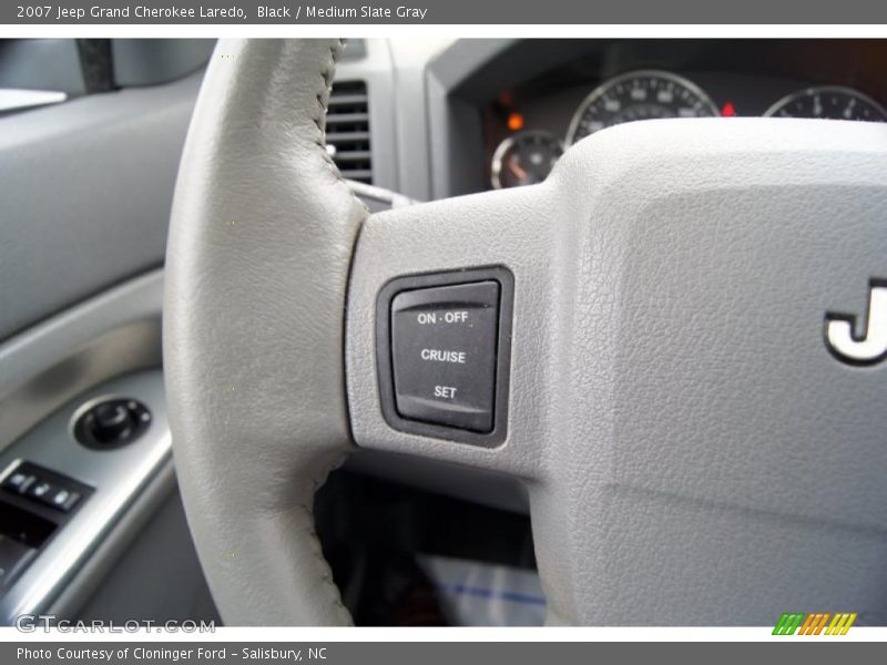 Black / Medium Slate Gray 2007 Jeep Grand Cherokee Laredo