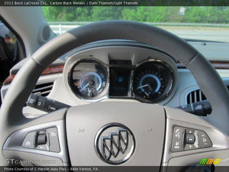 Carbon Black Metallic / Dark Titanium/Light Titanium 2011 Buick LaCrosse CXL