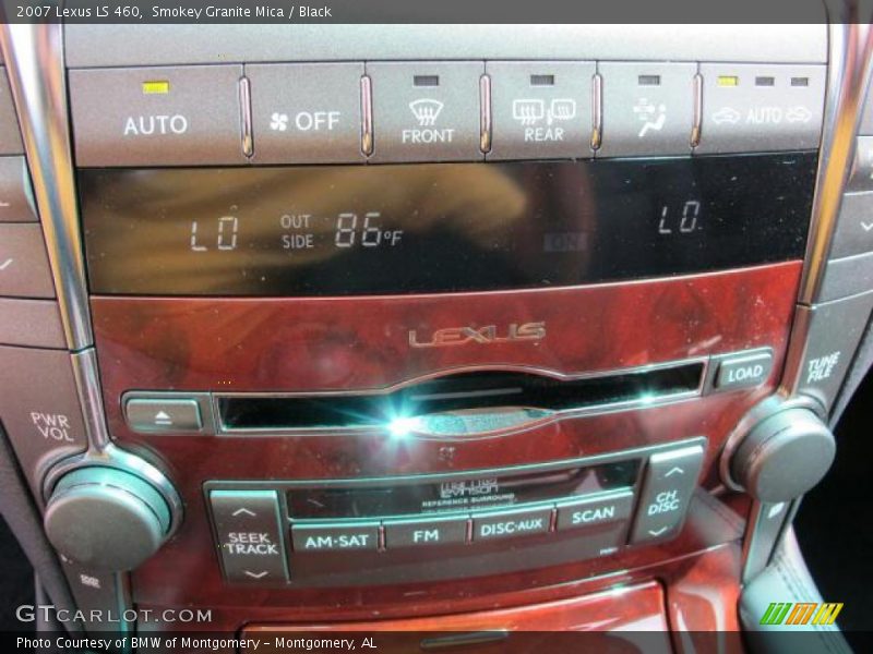 Smokey Granite Mica / Black 2007 Lexus LS 460