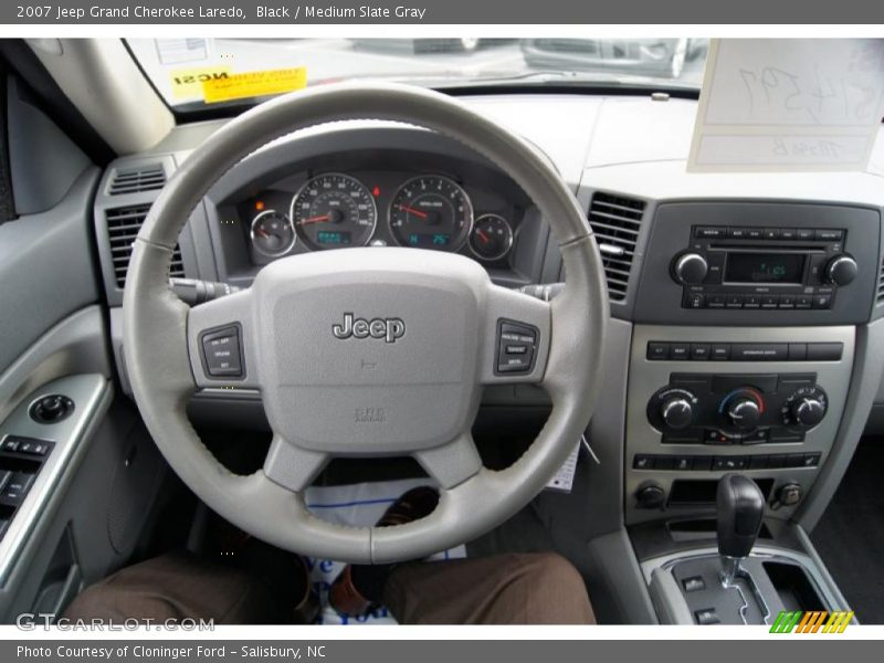 Black / Medium Slate Gray 2007 Jeep Grand Cherokee Laredo
