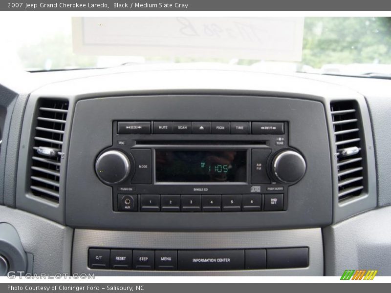 Black / Medium Slate Gray 2007 Jeep Grand Cherokee Laredo