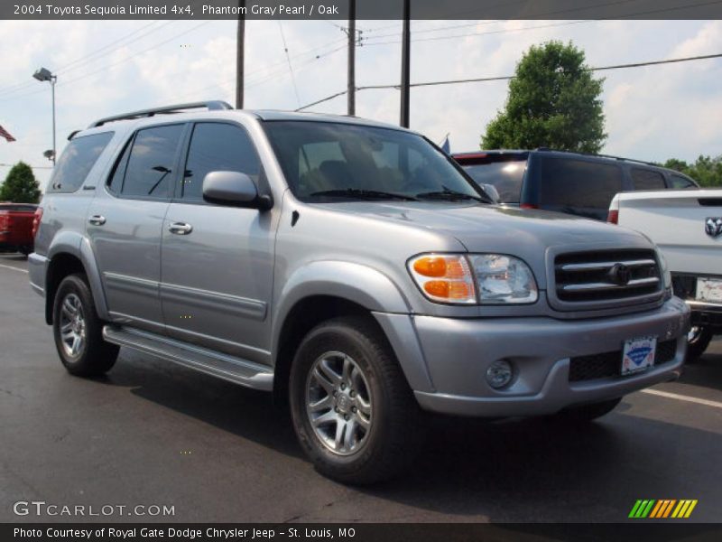 Phantom Gray Pearl / Oak 2004 Toyota Sequoia Limited 4x4