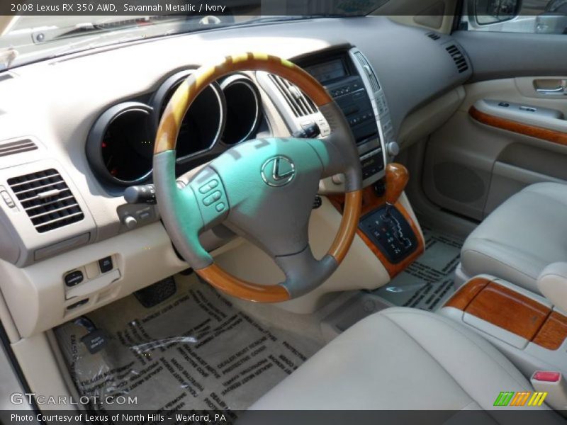 Savannah Metallic / Ivory 2008 Lexus RX 350 AWD