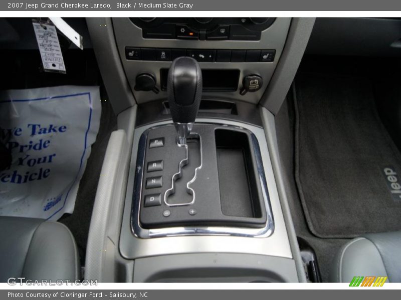 Black / Medium Slate Gray 2007 Jeep Grand Cherokee Laredo