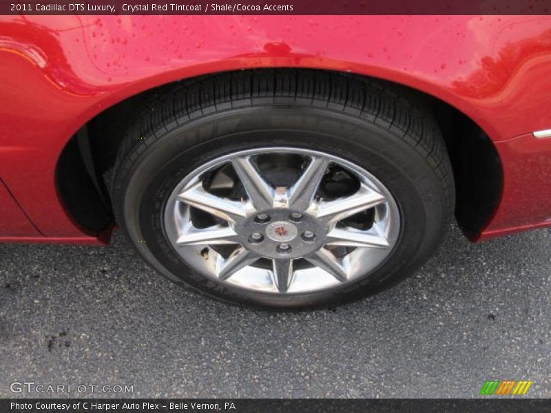 Crystal Red Tintcoat / Shale/Cocoa Accents 2011 Cadillac DTS Luxury