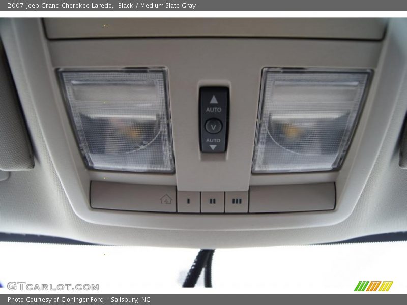 Black / Medium Slate Gray 2007 Jeep Grand Cherokee Laredo