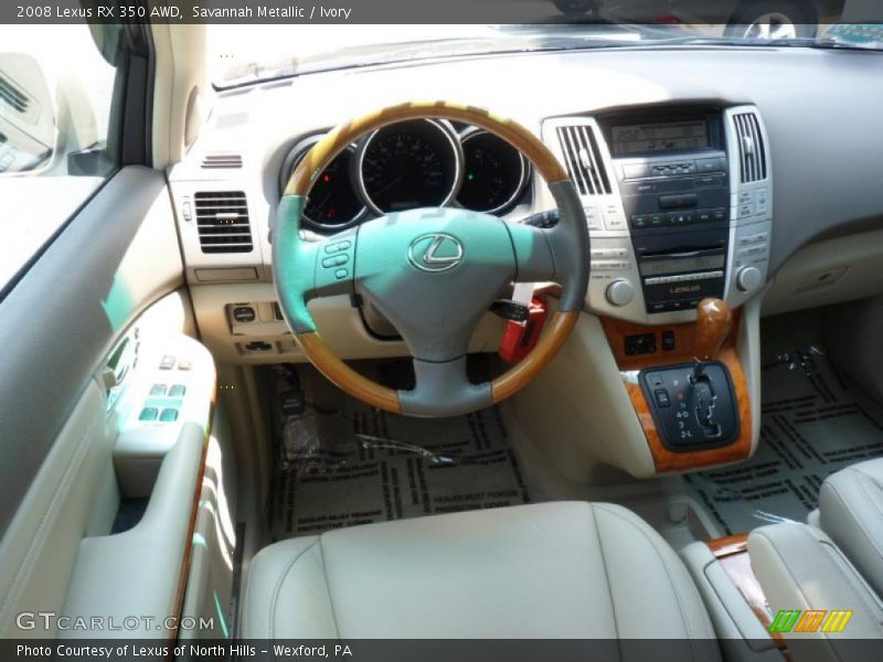 Savannah Metallic / Ivory 2008 Lexus RX 350 AWD