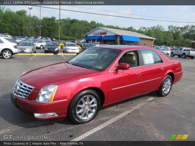 Crystal Red Tintcoat / Shale/Cocoa Accents 2011 Cadillac DTS Luxury