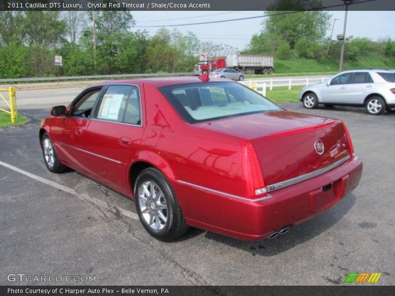 Crystal Red Tintcoat / Shale/Cocoa Accents 2011 Cadillac DTS Luxury