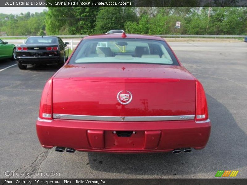 Crystal Red Tintcoat / Shale/Cocoa Accents 2011 Cadillac DTS Luxury