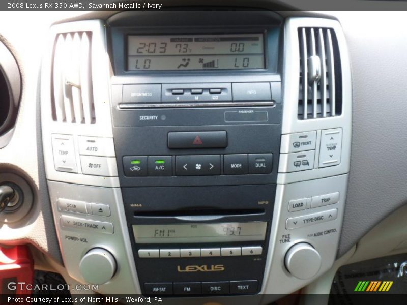 Savannah Metallic / Ivory 2008 Lexus RX 350 AWD