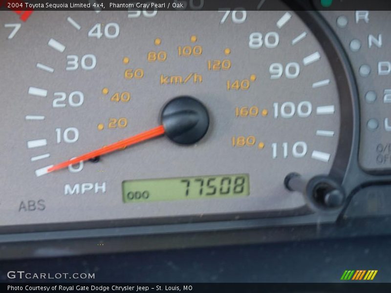 Phantom Gray Pearl / Oak 2004 Toyota Sequoia Limited 4x4