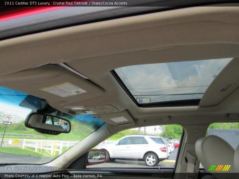 Crystal Red Tintcoat / Shale/Cocoa Accents 2011 Cadillac DTS Luxury
