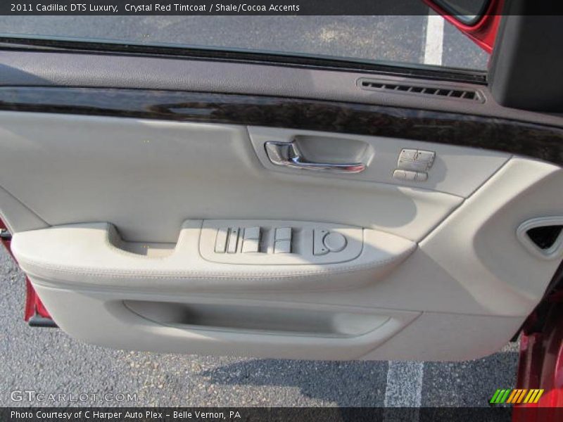 Crystal Red Tintcoat / Shale/Cocoa Accents 2011 Cadillac DTS Luxury
