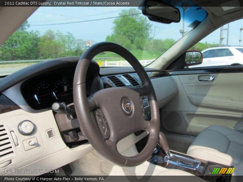 Crystal Red Tintcoat / Shale/Cocoa Accents 2011 Cadillac DTS Luxury
