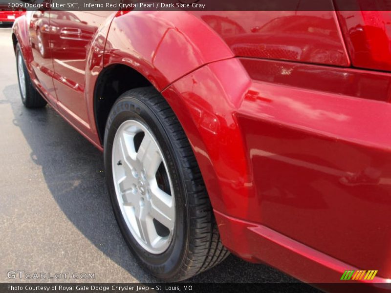 Inferno Red Crystal Pearl / Dark Slate Gray 2009 Dodge Caliber SXT
