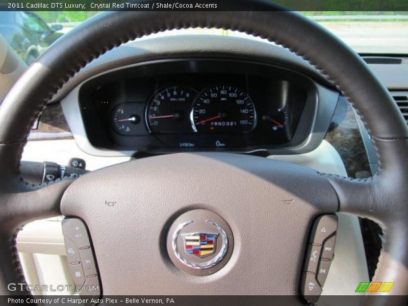 Crystal Red Tintcoat / Shale/Cocoa Accents 2011 Cadillac DTS Luxury