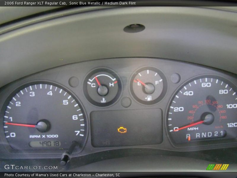 Sonic Blue Metallic / Medium Dark Flint 2006 Ford Ranger XLT Regular Cab